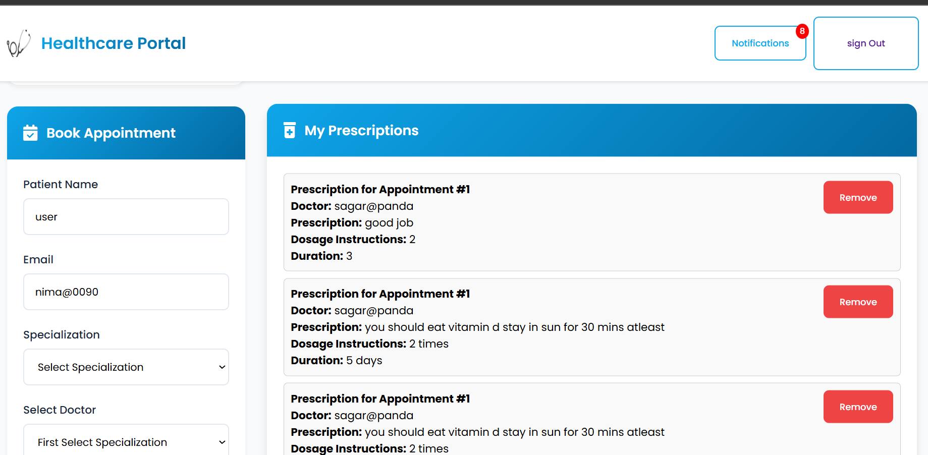 Project Snapshots